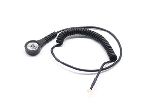 定制螺旋 4.0mm 母扣心电图 EEG EKG EMG 电缆引线