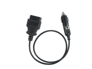 汽车 OBD2 16 针车辆带点烟器到 OBD 公连接器电缆适配器