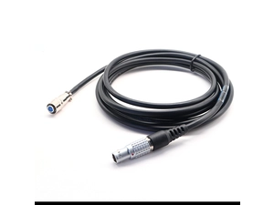 FGG 1B 8P 金属自锁转6针航空插头无损检测电源线