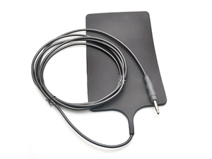 可重复使用的 ESU 患者负极板，带 6.3 毫米插孔电缆