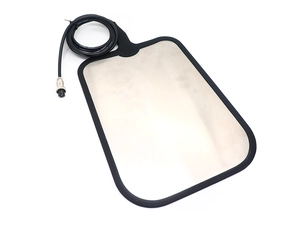 M12 3PIN DIN 转可重复使用不锈钢电极 ESU 负回路患者接地中性板