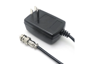 China Adaptador de carregamento de energia de 3 vias com tomada americana universal com conector Lemo de aviação M12 3P 3 pinos fabricante