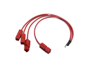 Chicote de fios fotovoltaico de nova energia 10Awg Multi pólo único plug conjunto de cabo de fio terminal de anel o