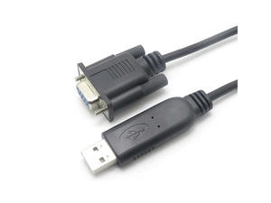 Homem de RS232 DB9 ao cabo serial masculino de USB FTDI para o computador do teclado