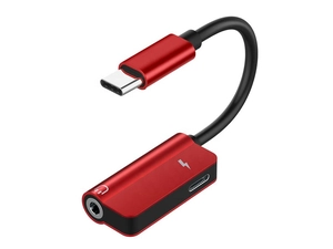 2 em 1 USB 3.1 Tipo C Tipo-C USB C para 3,5 mm Aux Audio Headphone Jack PD Cabo adaptador de alimentação de carregamento