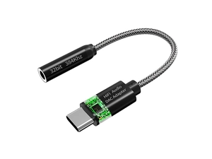 Adaptador de áudio USB C para 3,5 mm, adaptador de fone de ouvido USB C, cabo USB tipo C para fone de ouvido fêmea auxiliar Jack Dongle