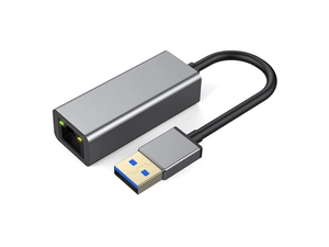 Adaptador USB para Ethernet, adaptador de rede LAN USB 3.0 a 100 Gigabit Ethernet sem driver uni