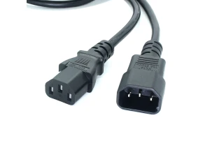 Câble d'alimentation ca Multiple Convertible C13 à C14, adaptateur de prise, prise IEC 320 C14, câble d'alimentation pour l'extérieur