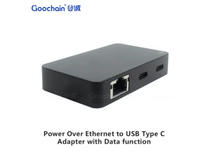 HUB de chargement multifonctionnel PoE vers Type-C avec adaptateur PD et ports de données