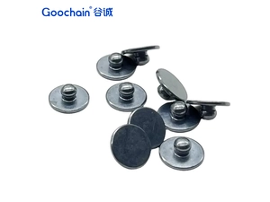 金メッキ ECG および EEG スナップ コネクタ – PCB マウント、医療機器用の耐久性のある高精度電極