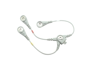 커스텀 마이크로 USB에서 4.0mm 스냅 여성 커넥터 케이블이 포함 된 PCB 및 동적 ECG 리드 와이어 - 의료 등급 OEM 솔루션