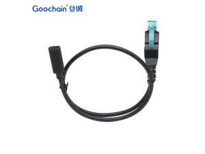 USB -Typ C Weiblich bis 12 V betrieben USB -Kabel für POS -Systeme | Dongguan Hersteller | ISO 13485 & ISO 9001 zertifiziert