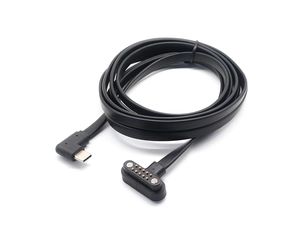 90 ° 각진 USB-C ~ 10Pin POGO 핀 FPC 플랫 케이블-자기 커넥터 | 중국 제조업체 및 공장