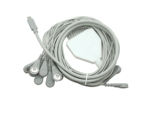 USB Type-C Male에서 4.0mm 전극 스냅 여성 케이블-TENS/EMS/ECG 장치 용 1 대 10 스플리터 | OEM 제조업체 | ISO 13485 & ISO 9001 인증