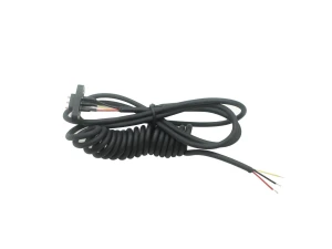 OPEN TO 卷绕电缆转至 3 针 Pogo Pin 连接器，用于平板电脑充电 |定制磁力弹簧电缆制造商