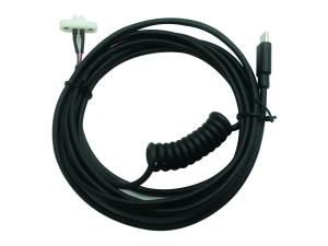 USB Type-C 公头转 2P 弹簧针弹簧电缆 |定制卷绕弹簧针电缆制造商