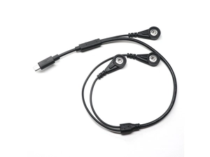 China Micro USB Ecg-kabel naar 4,0 mm vrouwelijke ecg-drukknopkabel fabrikant