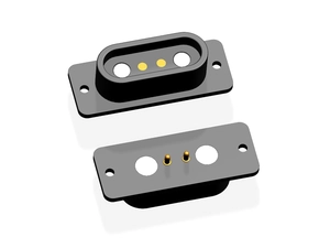 China 2-pins magnetische pogo-pinconnector fabrikant