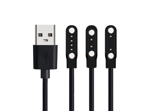 China Aangepaste 2-pins magnetische pogo-pin-oplaadkabel voor smartwatch fabrikant