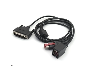 DB44 personalizado macho a 24V PoweredUSB macho  24V Powered USB hembra cable divisor