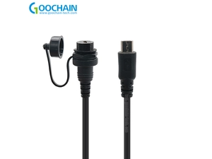 Waterproof Micro USB Mount Extension Dash Flush Cable for Car, Boat, Motorcycle, Truck Dashboard