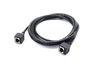 Cabo de rede Ethernet LAN blindado CAT6 RJ45 Fêmea para RJ45 Fêmea