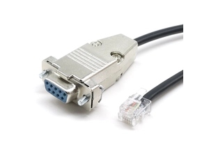 中国 DB9 串行 RS232 母头转 RJ12 6P6C 适配器电缆适用于 APC PDU 940-0144A 制造商