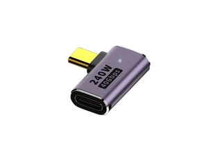 China U-Shape USB4 Type C 4.0 8K@60Hz 40Gb fast charging converter 100W Power Adapter with LED light manufacturer