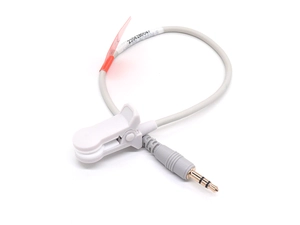 Jack audio da 3,5 mm riutilizzabile al cavo della sonda del sensore Spo2 Cavo per clip per orecchio per adulti