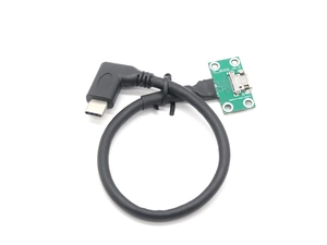 Özelleştirilmiş 10gbps Hızlı Aktarım Hızı USB TİP C 3.1 Erkek - Dişi Panel Vida Kilitleme Montajlı USB Kablosu