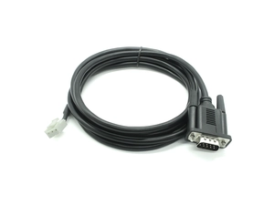 定制 RS232 DB9 公头连接器 TO VH3.96-4 PIN DIN 外壳线束电缆