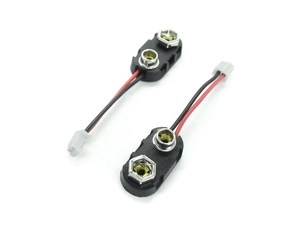 9V 电池扣接至 2 针 PH2.0 连接器电缆型电池夹引线