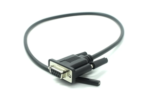 定制 RS232 Db9 串行延长电缆 9 针连接器至裸线