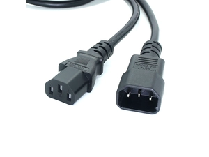 Câble d'alimentation ca Multiple Convertible C13 à C14, adaptateur de prise, prise IEC 320 C14, câble d'alimentation pour l'extérieur