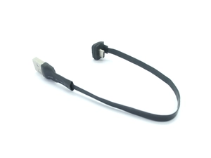 Cabo 2A FPC USB 2.0 Um macho para 180 graus Tipo C Ângulo ascendente para baixo Ângulo FFC Fio plano macio
