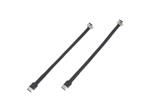 Plano fpv ultrafino super macio perfil baixo ângulo reto tipo c usb 90 graus para usb uma fita macho cabo de carregamento de dados fpc