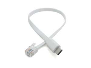 Factory Telephone Flat Wire USB Type C to RJ12 Telephone Cable RJ11 Communication Cable