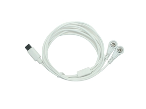 Von der FDA registrierter medizinischer wiederverwendbarer USB-Typ-C-Kunststoffstecker für 2 Anschlusskabel, 4,0-mm-Buchse mit Schnappverschluss für EKG-EMG-EKG-Elektrodenkabel