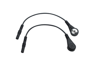 2-mm-Stift auf 3,9-mm-Stecker, Snap-Adapter-Elektrodenkabel für TENS EMS