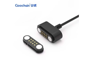 Conector magnético Pogo Pogo de 8 pines: Pins de transferencia de carga cargada de resorte y pasadores de transferencia de datos Fabricante