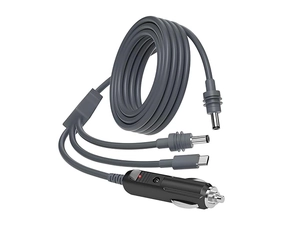 CIRLED CIRLETETER CABLE Y Cable de alimentación USB-C & DC | Cable de salida 3-en-1 | Personalizable | ISO 13485/9001 Fabricante certificado