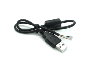 USB ذكر مع قلب الفريت إلى 4 دبوس كابل الموصل الطرفي | مخصص OEM/ODM الشركة المصنعة