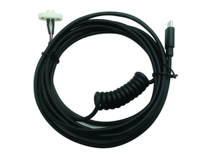 Câble à ressort USB Type-C mâle vers 2P Pogo Pin | Fabricant de câbles Pogo Pin enroulés sur mesure