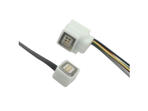 Câble de connecteur magnétique Pogo Pin mâle à 6 broches XH2.54 femelle à angle droit – Connexion à broche à ressort magnétique | Fabricant de câbles personnalisés