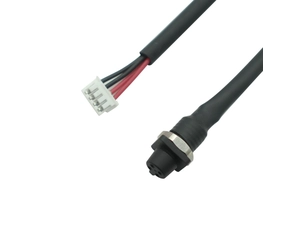 IP67 Waterproof 4-Pin Female Connector to ZH1.5-4P Housing Cable | Custom Waterproof Wire Harness Manufacturer