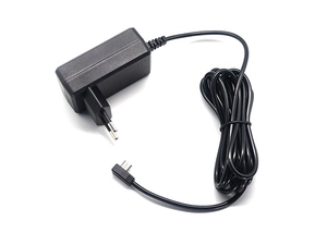 Adaptador de corriente de enchufe europeo con conector macho micro USB lateral de 90 grados | Fabricante personalizado de cargadores OEM/ODM AC/DC