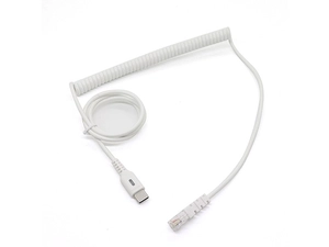 RJ11 4P4C - USB Type-C オス コイル状ケーブル – 柔軟な電話/デバイス接続、ISO9001 認定