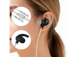 China tVNS Ear Clip Electrode Cable | SR Connector to Dual 2.0mm Round Pin Leads | Medical-Grade Transcutaneous Vagus Nerve Stimulation Cable manufacturer