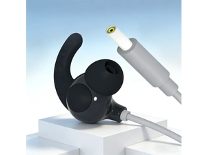 Electrodo de clip de oreja de silicona reutilizable para dispositivos de estimulación auricular