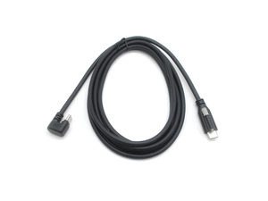 USB من النوع C برغي قفل ذكر إلى 180 درجة على شكل حرف U من النوع C كابل 2M USB 2.0 PD كابل شحن OEM الشركة المصنعة